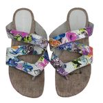 Donald J. Pliner Womens Size 8.5 M‎ Flip Floral Snake Photo 0