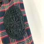 Scotch & Soda  Maison Scotch Red Plaid Shirt Crochet Elbows Photo 9