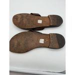 L'Artigiano del Cuoio Shoes Size 7 Brown Italian Leather Sandals‎ Made Italy Photo 4