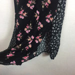 Topshop  Mixed Floral Print Strappy Side Slit Midi Dress Size 4 Photo 8