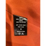 ASTR Rust Satin Wrap Dress Long Sleeve Ruched Side Ruffle Cocktail • M *Flaw comment. Photo 11