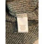 Lauren Conrad size small Heather Grey Ribbed Knit Bell Sleeve Ruffle Skirt Dress Photo 7