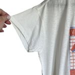 Paige Women Cotton Top S Ivory Ryo Graphic Tee Venice Beach Streetwear Y2K NEW Photo 3