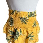 Womens Francescas Mi Ami Island Palm Print Pull On Tiered Mini Skirt Photo 4