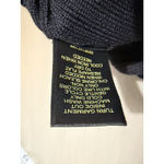 House of Harlow 1960 Black Ribbed Pencil Skirt Size Large Side Slit Mid Length Photo 6