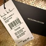 Nicole Miller Gold Sequin Shoulder Bag Photo 1