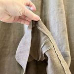 Vintage Robyn Meredith Taupe Tan Rustic Butchers Linen Knit Flutter Skirt, sz. M Brown Size M Photo 15