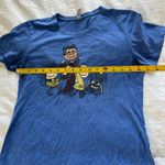 Next Level Apparel Charlie Brown Harry Potter blue T shirt size large Photo 2
