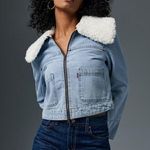 Levi's Levi’s Retro sherpa trucker denim jacket large NWT Photo 0