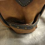 Western Bronze Floral Buckle Conceal Carry Shoulder Bag Tan Photo 12