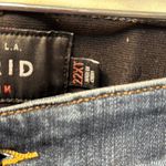 Torrid Dark Blue Distressed Jeans Straight Leg Plus Size 22 XLT Tall Photo 2