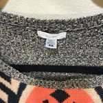 Ecote Urban Outfitters Intarsia Tan Pink Aztec Tribal Pullover Sweater Size XS Photo 4