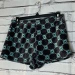 SO  Athletic Shorts Black with Mint Green Stars Extremely Soft SZ M Intimates Photo 7