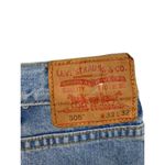 Levi's Levi Strauss Denim Shorts Size 33 Womens Distressed Festival Shorty Raw Hem Photo 2