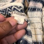 Ruff Hewn  Women's XL Poncho Boho Cottage Cozy Artsy Multicolor Striped Photo 3