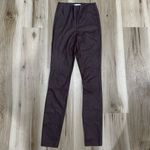 Good American  Good Waist Faux Leather Pull On Leggings Malbec Women’s XS Photo 3