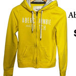 Abercrombie & Fitch  Women's Hoodie Full Zip Yellow Vintage Y2K Size Medium Photo 0