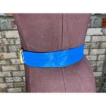 belt cloth gold geometric 1980s statement Blue Photo 5