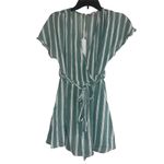 Pink Lily ✨ Striped Sage Sz Large Romper✨ Photo 5