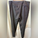 Loft Ann Taylor Petites Gray Herringbone Dress Pants Washable Size 14p Photo 3