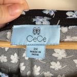 CeCe  Womens Floral Mini Dress Sz 3X‎ Ruffle Sleeve Tiered Hem Flowy Bloomcore Photo 5