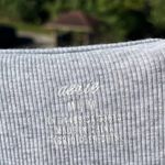 Aerie  Gray Short Sleeve Bodysuit Women's Medium Photo 3