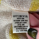 Love Riche  Colorful V-Neck Knitted Boho Slouchy Cropped Striped Sweater Large Photo 8