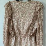 Yumi Kim  Revolve‎ Angel Eyes Blush Clover Top Size XS Pink Floral Blouse Photo 4