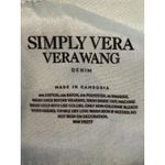 Vera Wang Simply Vera Capri Jeans Womens 8 Blue Mid Rise Stretch Denim Casual Photo 8