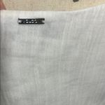 Volcom  White Peplum Blouse with Short Sleeves Photo 3