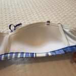 Athleta Blue White Bandeau Halter Bikini Top Sz XL Extra Large Swim Wireless Photo 8