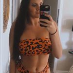 Boutique Orange Print Bikini Photo 0