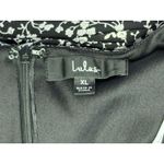 Lulus Floral Prairie Long Sleeve Mini Faux Wrap Dress XL Black Girly Danty NWT Photo 4