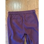 J.Jill linen stretch burgundy pull on pant size XS Purple Photo 5