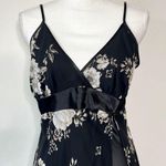90s vintage floral lingerie gown Black Size L Photo 4