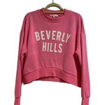GB Fashion London Pink Beverly Hills Crop Sweatshirt Sz S Photo 1