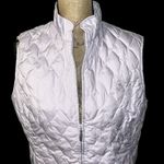 Eddie Bauer Lavender quilted embroidered vest - with Goose down fill. Photo 2