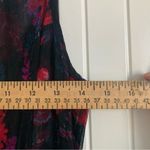 Forever 21 Y2K Style Midi Dress Sheer M Red Purple Floral Dark Romance Fairy Photo 6