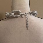 EXPRESS Signed  Chunky White Chain Costume Necklace Adjustable Length Photo 6