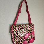 Vera Bradley  Frill Messenger Bag pink vinyl Photo 0