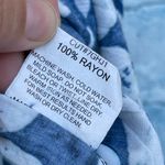 Jams World  blue floral print button down size medium Photo 7