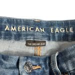 American Eagle The Dream Jean Distressed Skinny Jeans Size 4 Regular Stretch Blue Photo 5
