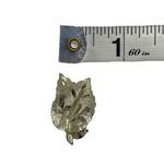 Vintage Signed BSK Leaves Clip On Earrings Classy Bohemian Retro Statement Photo 5