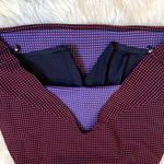 Athleta Movetes stretch skort/skirt navy with red mini dot pattern M Photo 5