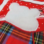 Vintage 80s Bold Spirit Christmas Nightgown Red Photo 7