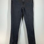 Paige  Denim Jeans Size 25 Rosie HW Split Ankle Seam High Rise Faded Black Photo 3