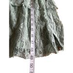 Lulus  Mint Green Lace Tiered Maxi Dress With Spaghetti Straps Side Slit SZ S NWT Photo 10