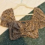 Glassons Leopard Print Puff Sleeve Top Photo 1