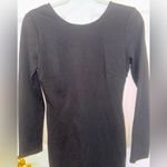 Lulu's Classic Black Long Sleeve Dress Size L Photo 2