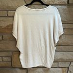 Quince  Brushed Short Sleeve Lounge Tee in Heather Oatmeal Cream XS Photo 3